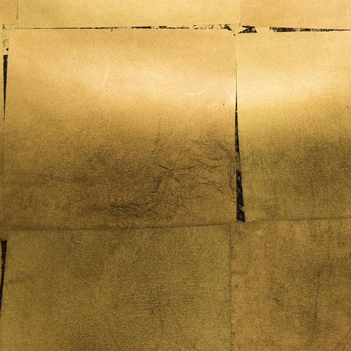 Maya Romanoff Precious Metals Ebony Gold Wallpaper Sample MR-PM-1314