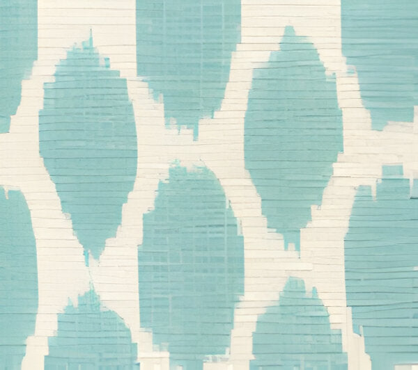 Quadrille Adras Turquoise Fabric Sample 306101FW