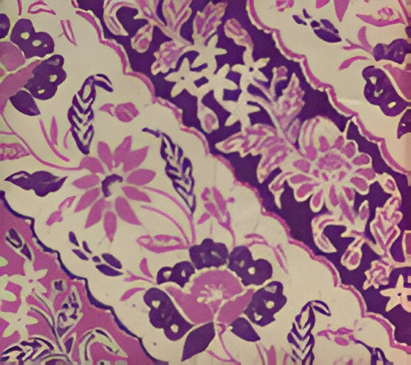 China Seas Lim Diagonal Lilac Purple Fabric 7810T-06