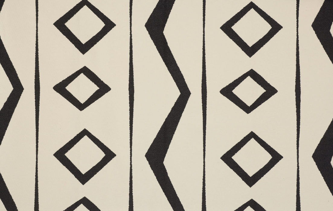 Pierre Frey Rocky-Boy Black & White Fabric Sample F3246001