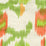 Alan Campbell Queluz Green Yellow Peach Lime Fabric Sample AC702-5