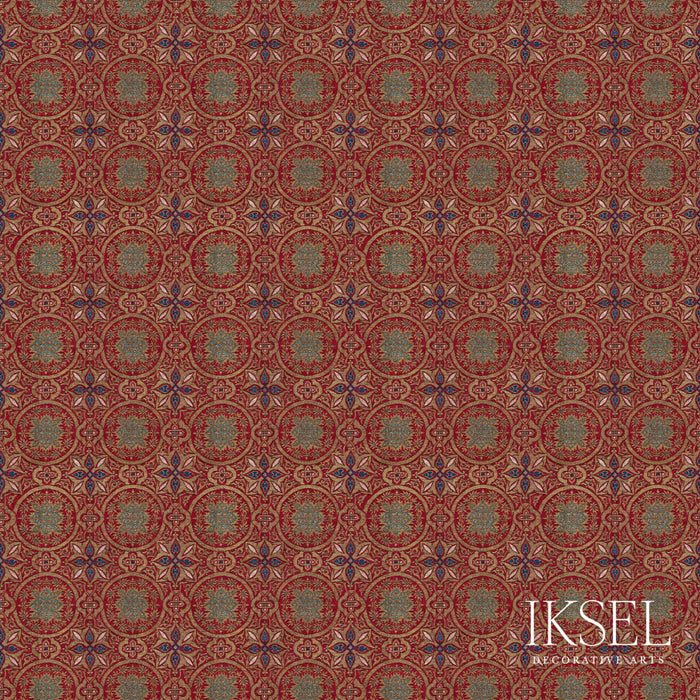 Schumacher Granada Circles Viscose Original Fabric RF903ACS01