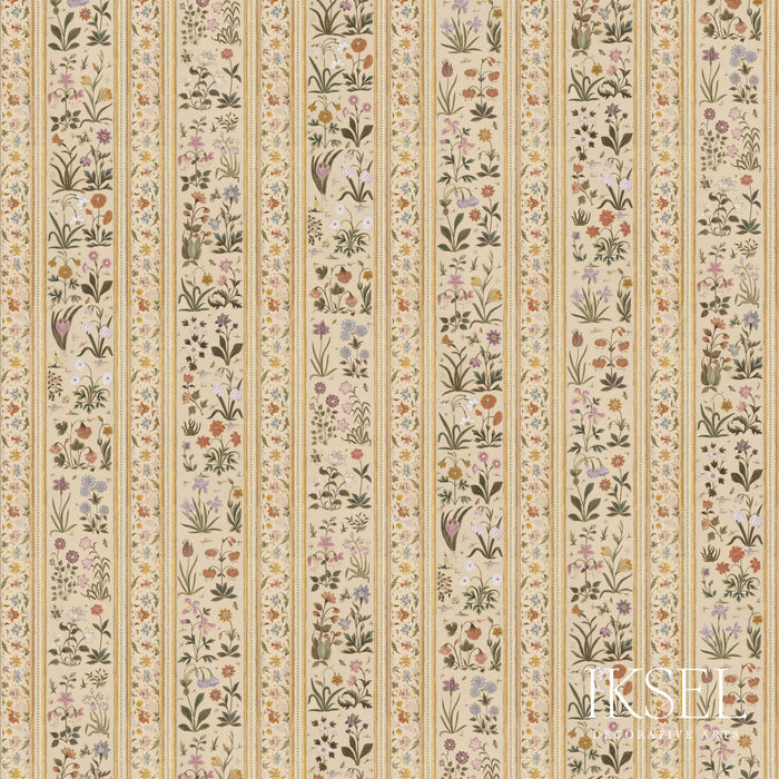 Schumacher Shalimar Stripe Cotton Original Fabric Sample RF924ACS01