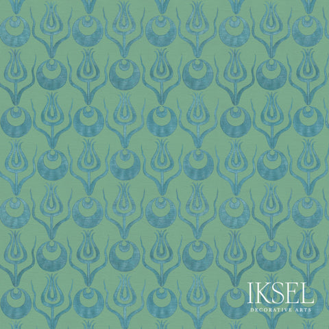 Schumacher Tulip & Crescent Original Wallpaper RW201CS01-255