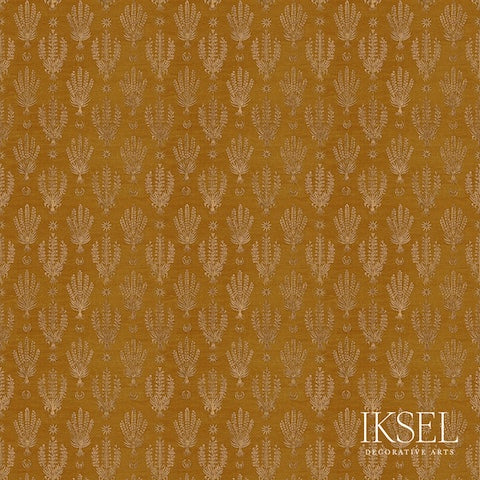 Schumacher Roxelane Saffron Wallpaper RW205CR66-255