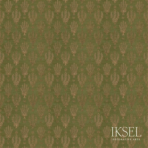 Schumacher Roxelane Oregano Wallpaper RW205CR67-255