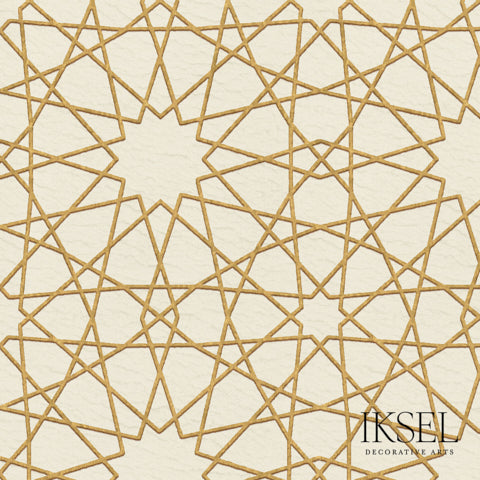 Schumacher Mamluk Geometric Bone Wallpaper RW216CS21-255