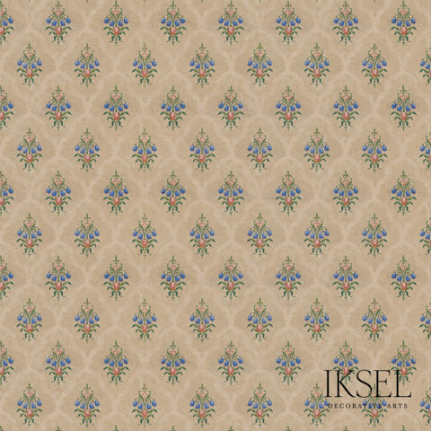 Schumacher Louis Xvi Prairie Bouquet Original Wallpaper RW411CS01-255