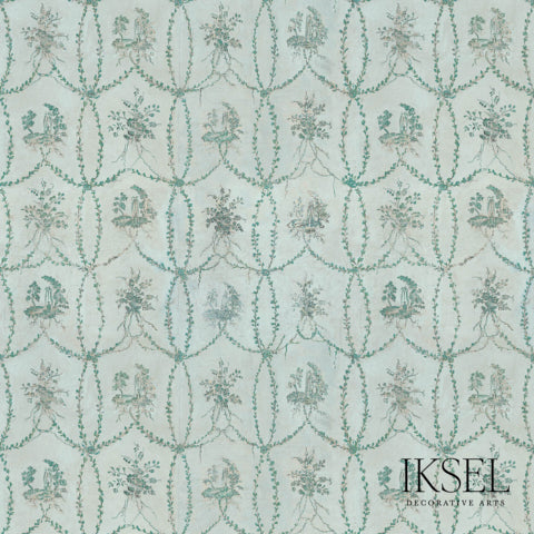 Schumacher Louis Xvi Dominos Original Wallpaper RW412CS01-255