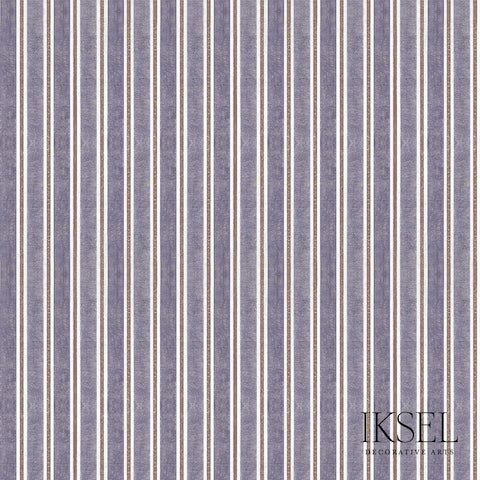 Schumacher Kubilai's Stripe Mauve Wallpaper RW713CS73-255