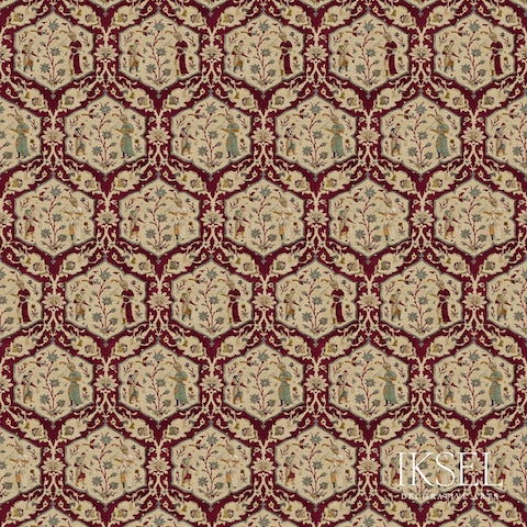 Schumacher Safavid Medallions Original Wallpaper RW932CS01-255