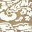China Seas San Marco Reverse Gold Metallic Wallpaper Sample 2335-24WP