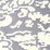 China Seas San Marco Reverse Silver Metallic Wallpaper Sample 2335-35WP