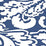 China Seas San Marco Reverse Navy Wallpaper Sample 2335-50WP