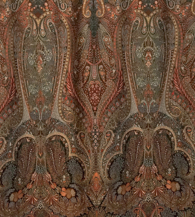 Old World Weavers Livonia Black Multi Fabric SB78110002
