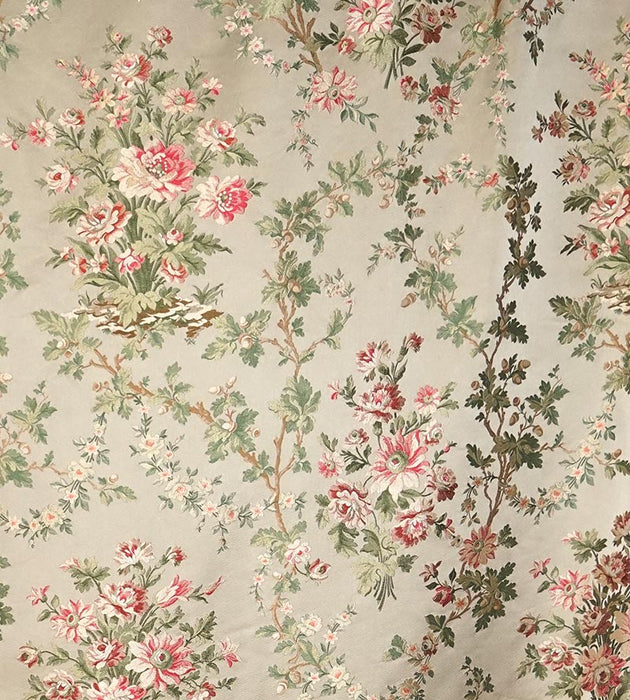 Old World Weavers La Belle Jardiniere Cream Rose Fabric SB28660011