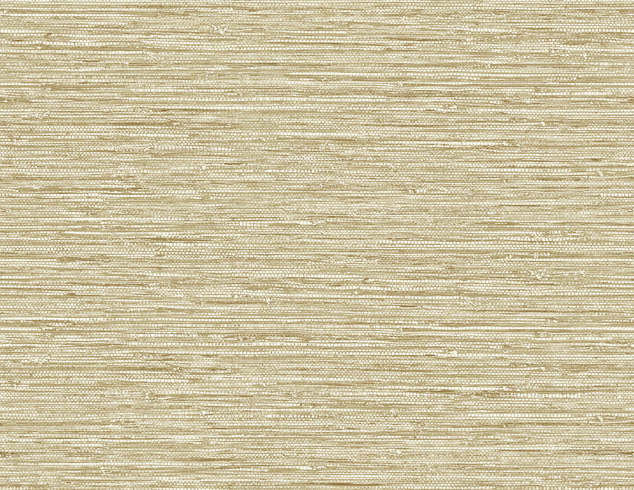 Seabrook Designs Isla Faux Jute Saddle Tan Wallpaper Sample SC20905