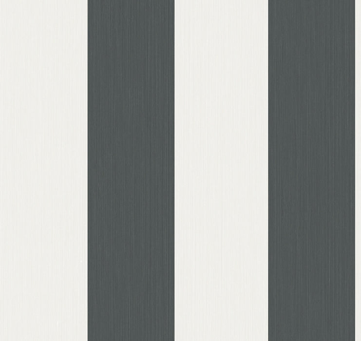 Seabrook Designs Dylan Striped Stringcloth Deep Grey Wallpaper SC21008