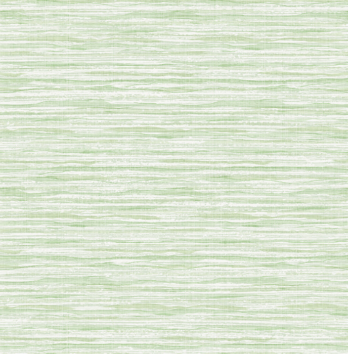 Seabrook Designs Skye Wave Stringcloth Baby Lettuce Wallpaper Sample SC21104