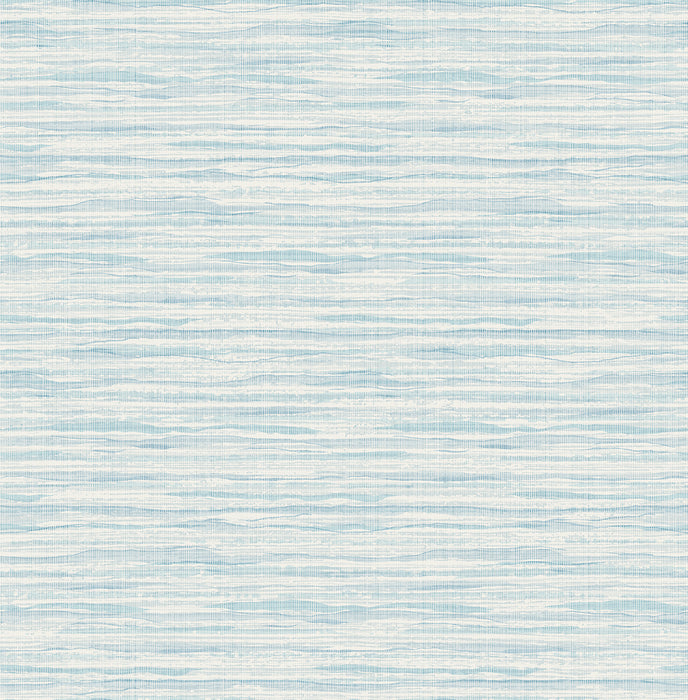 Seabrook Designs Skye Wave Stringcloth Morning Surf Wallpaper Sample SC21112