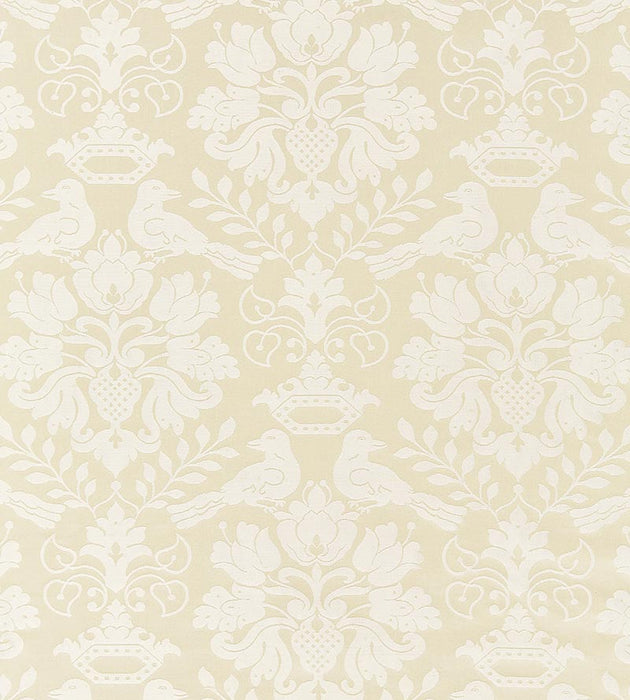 Scalamandre Love Bird Creme Fabric Sample SC1098MM0001