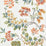 Scalamandre Kew Gardens Warp Print Multi On Ivory Fabric SC166110001