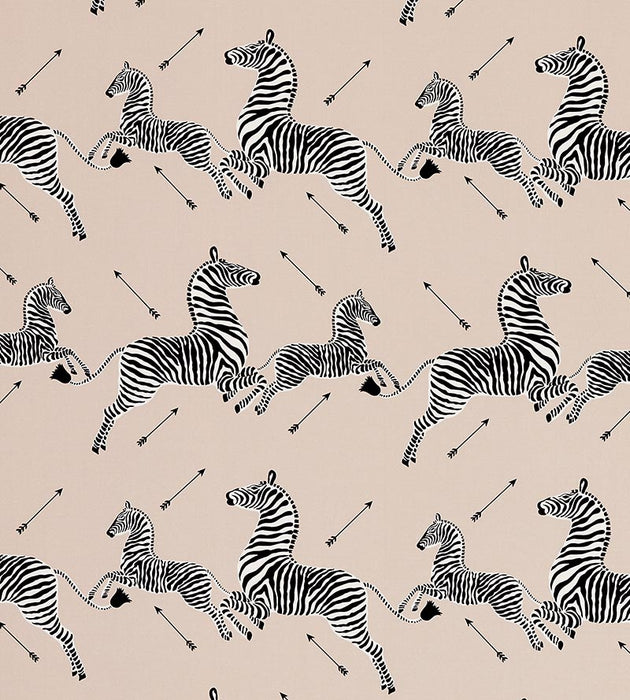 Scalamandre Zebras Petite Sand Fabric Sample SC166410001