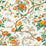 Scalamandre Persephone Print Persimmon Fabric Sample SC166510001