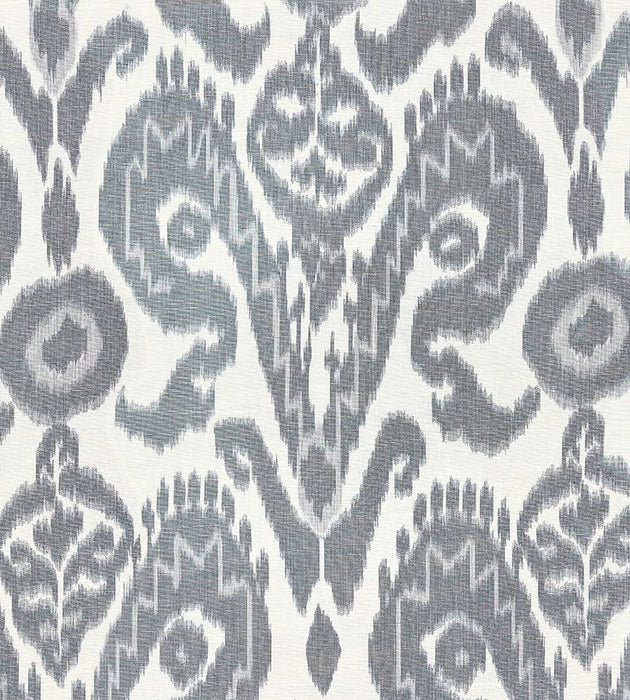 Scalamandre Bukhara Silk Ikat Indigo Fabric Sample SC270970001