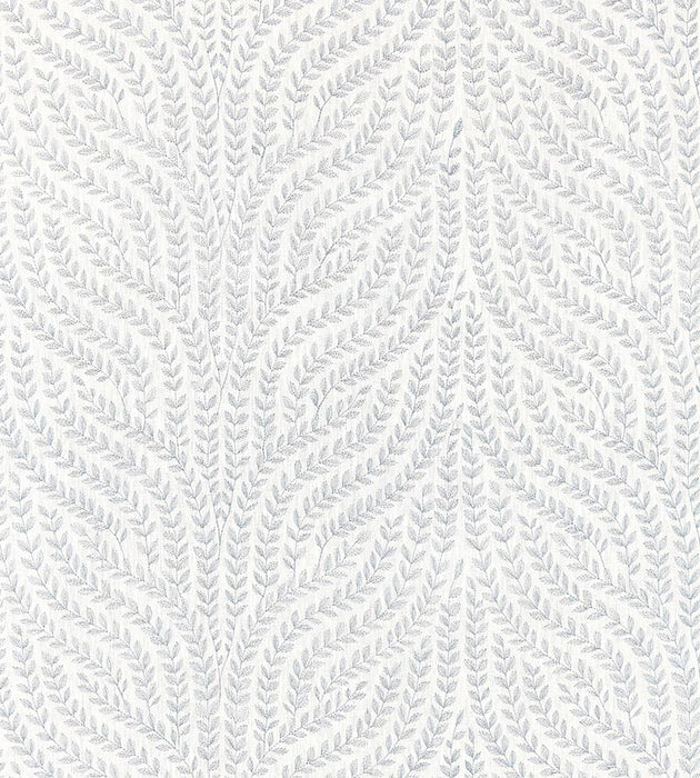 Scalamandre Willow Vine Embroidery Aquamarine Fabric SC271250001