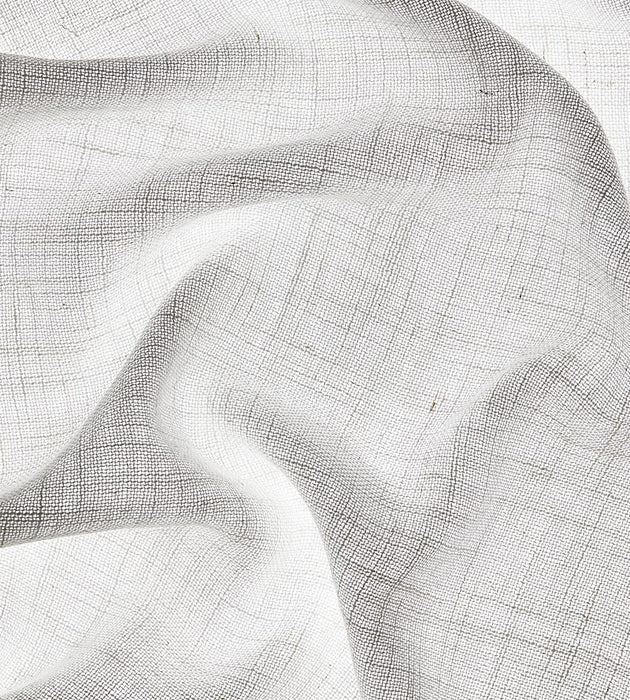 Scalamandre Snowflake Sheer White Fabric SC272930001