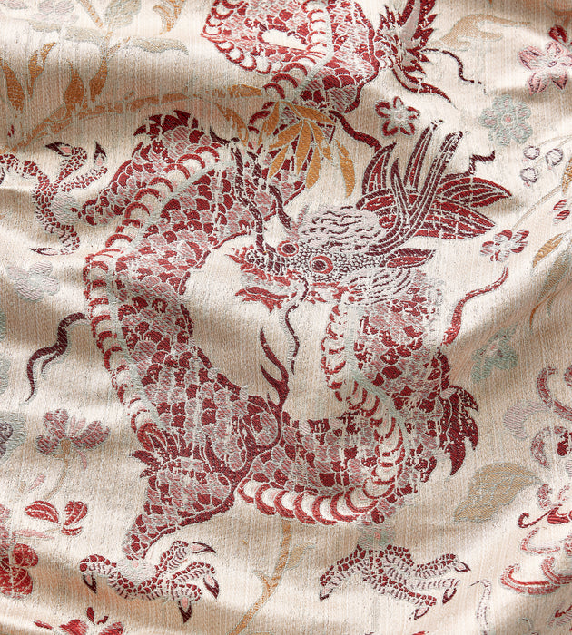 Scalamandre Dragon Tableau Winter Rose Fabric SC273270001
