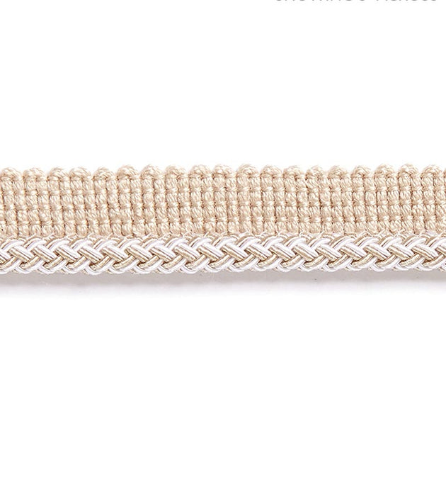 Scalamandre Georgica Braided Cord Linen Trim Sample SCC3030001