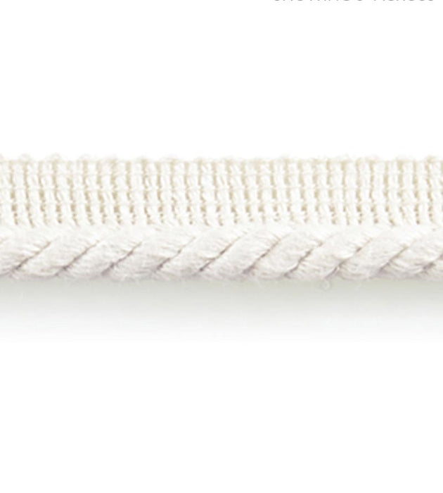 Scalamandre Anders Linen Cord Blanc Trim Sample SCC3080001