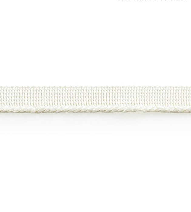 Scalamandre Sanna Linen Cord Blanc Trim Sample SCC3110001