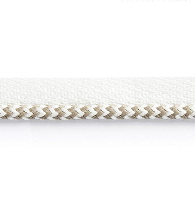 Scalamandre Zig Zag Cord Linen Trim Sample SCC3130001