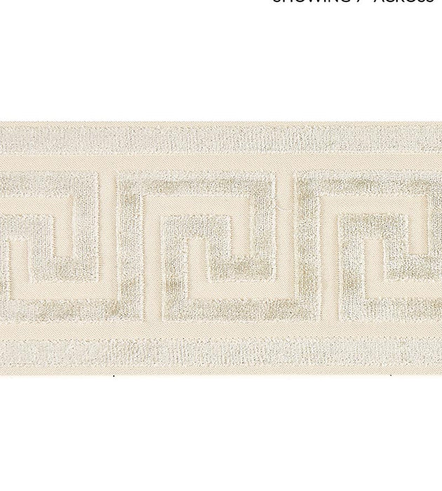 Scalamandre Greek Key Velvet Tape Mist Trim SCT32790001