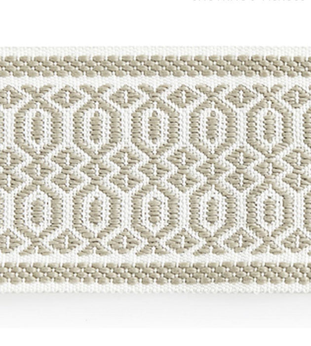 Scalamandre Tulum Diamond Tape Linen Trim Sample SCT33120001