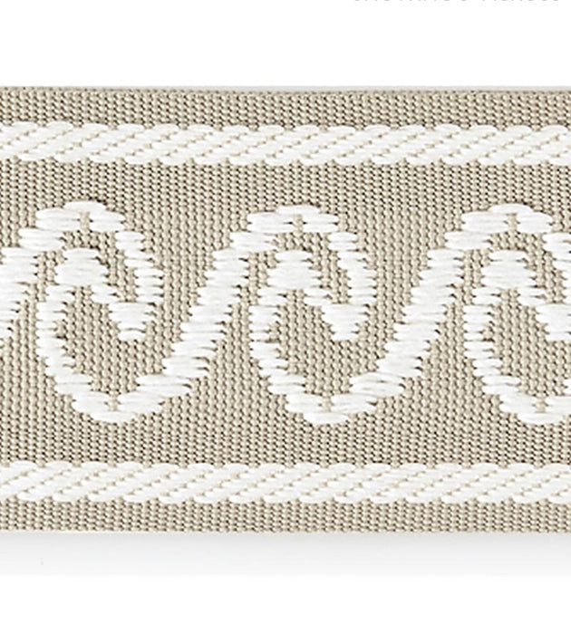 Scalamandre Wave Tape Linen Trim Sample SCT33130001