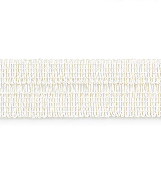 Scalamandre Katja Linen Tape Blanc Trim Sample SCT33150001