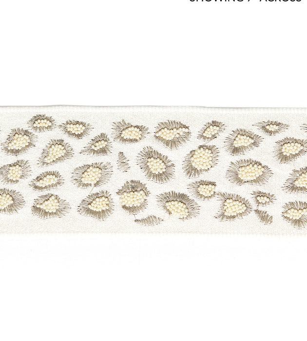 Scalamandre Catwalk Embellished Tape Pearl Trim SCT33330001