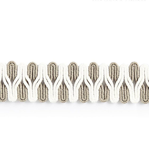 Scalamandre Playa Gimp Braid Linen Trim Sample SCV12470001
