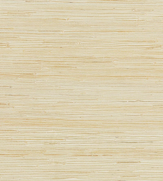 Scalamandre Textured Sisal White Sand Wallpaper SCWP883430001