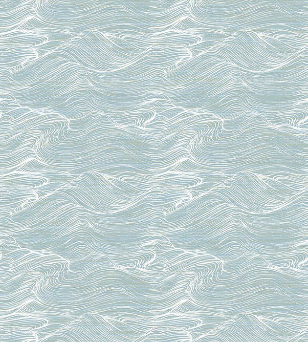 Scalamandre Shikoku Seafoam Wallpaper Sample SCWP884540001