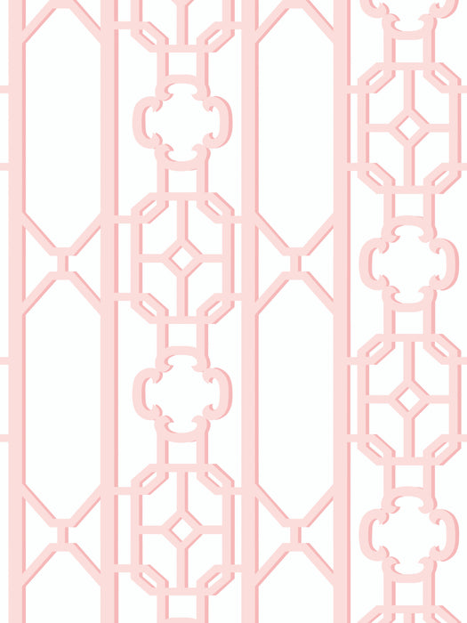 Scalamandre Joanna Fret Ballet Slipper Wallpaper SCWP88582D0001