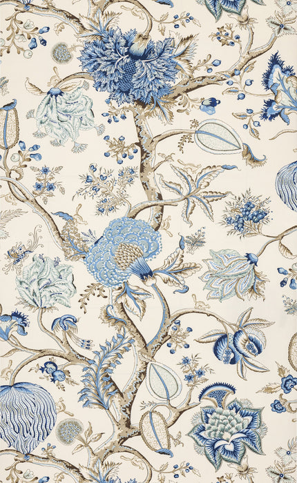 Scalamandre Pondicherry Delft Wallpaper SCWP885850001