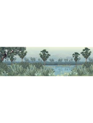 Scalamandre Tropical Mural | 13 Panel Set Jungle Wallpaper SCWP88591B0001