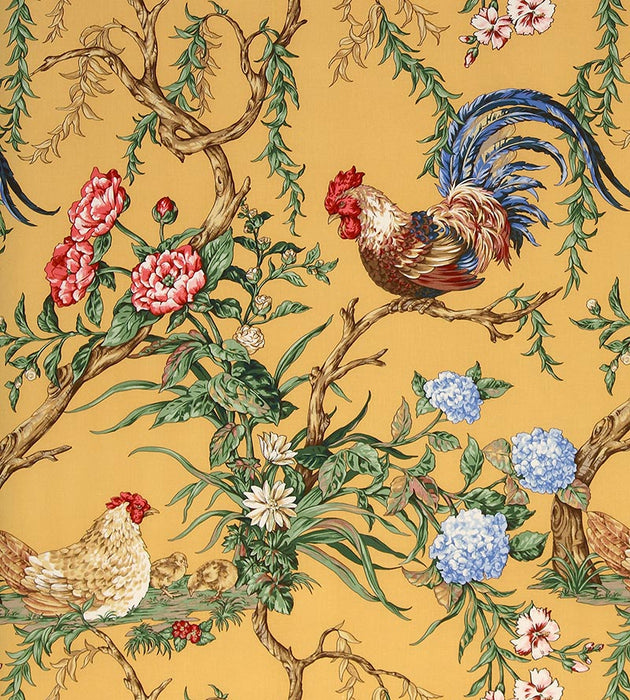 Scalamandre Chanticleer Mustard Fabric SC163600002