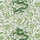 Scalamandre Chi'En Dragon Linen Print Jade Fabric SC165580002