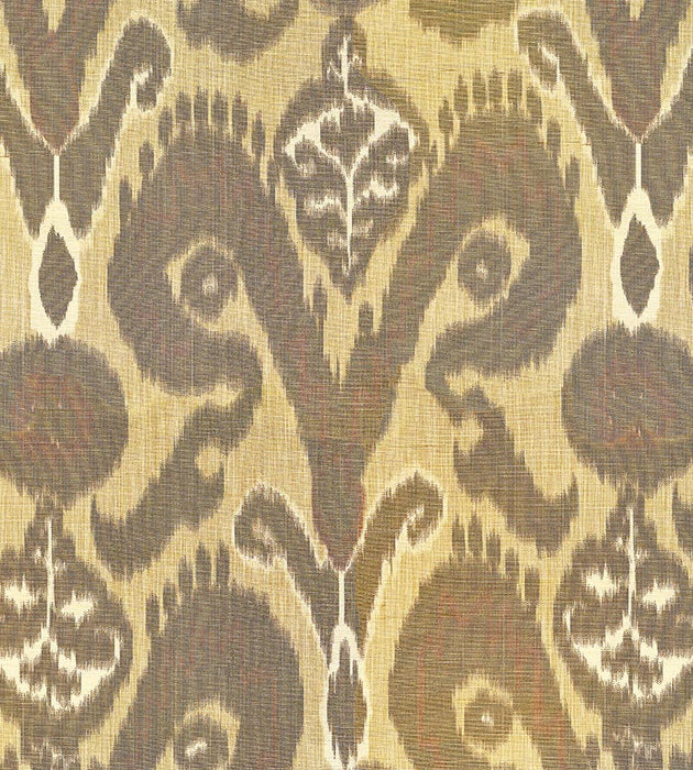 Scalamandre Bukhara Silk Ikat Spice Fabric Sample SC270970002